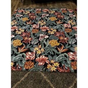 Vintage Martex Atelier Full Size Floral Comforter 80s USA Made Colorful‎ 84x83